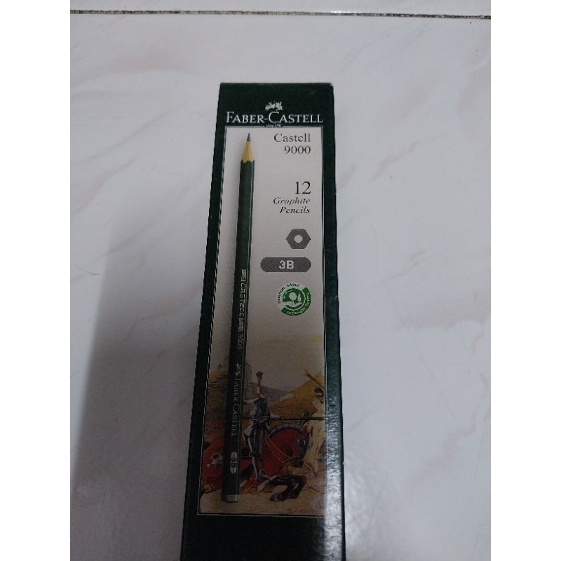 

pencil 2b, 3b,4b,5b,6b,7b,8b faber castell original isi 12 pcs