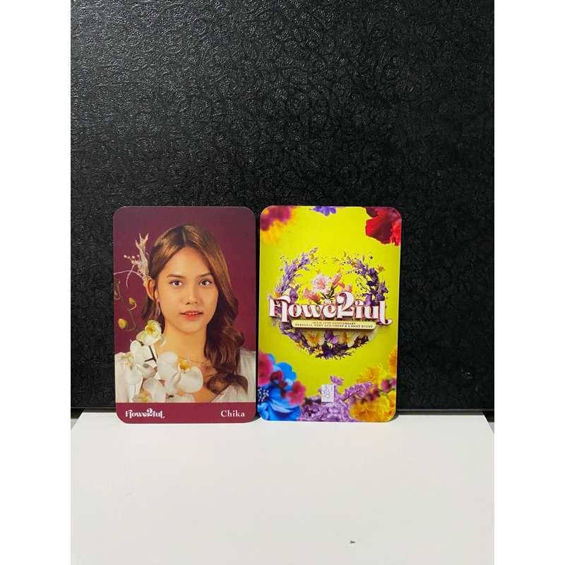 photocard jkt48 flowerfull CHIKA || OFC || ORI