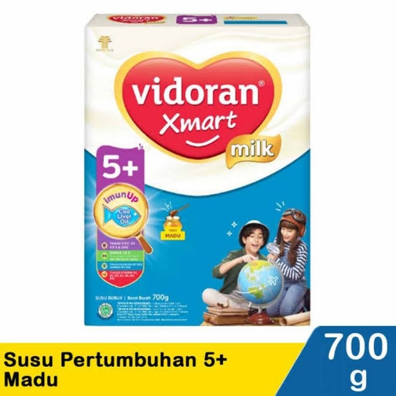 vidoran Xmart 5+ Susu Pertumbuhan Anak 5-12 Tahun 700 g