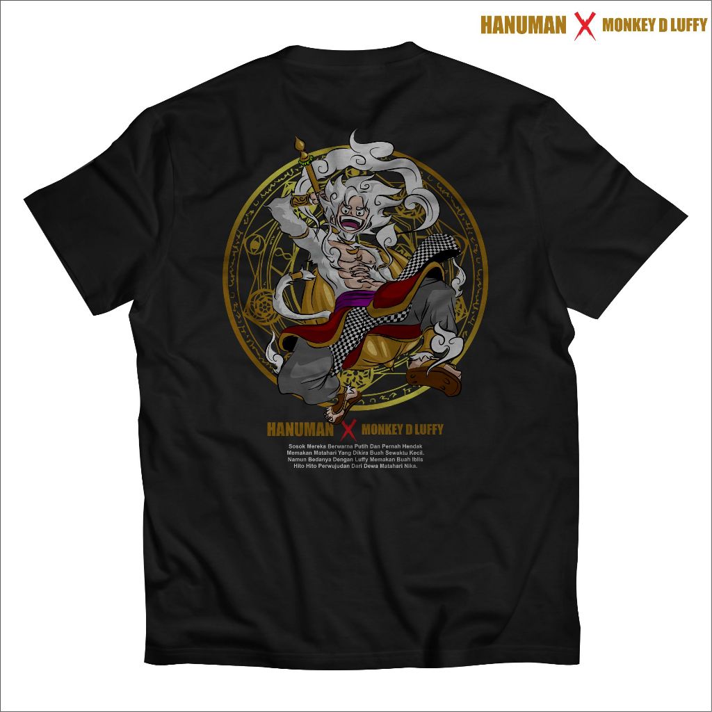 KAOS ONE PIECE LUFFY NIKA HANUMAN