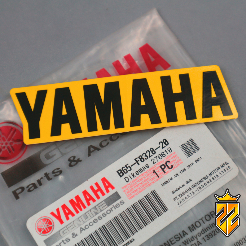 EMBLEM YAMAHA SAYAP DEPAN AEROX ORIGINAL YAMAHA B65-F8328-20