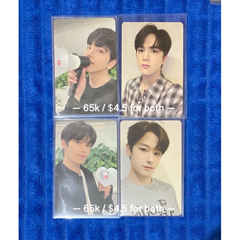 pc tc photocard fancon pair juyeon younghoon; pc lightstick strap