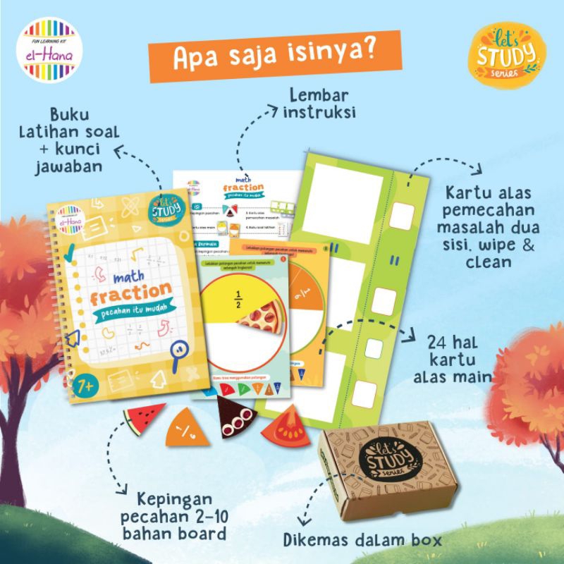 MATH FRACTION MATEMATIKA MUDAH EL HANA