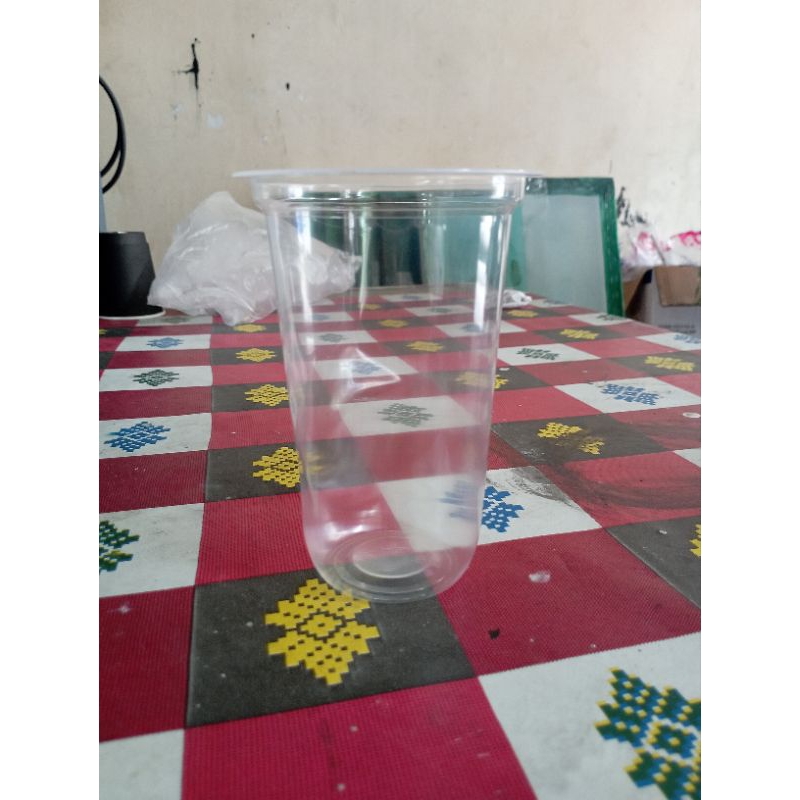 Gelascup polos STARINDO 18oz oval (8 gr) qtty @ 50 pcs