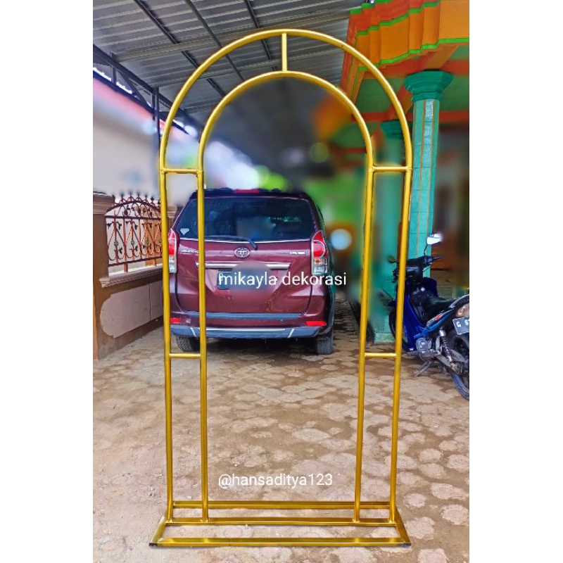 STANDING OVAL BESI Dekorasi/dekorasi serbaguna/dekorasi Lamaran/ ring besi dekorasi/ backdrop besi d