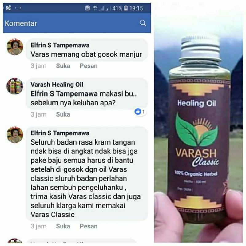 MINYAK VARASH CLASSIC ORIGINAL // MINYAK HERBAL // HERBAL VARASH CLASSIC