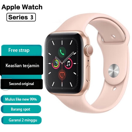 Apple watch iwatch i smartwatch Fullset Bergaransi  Watch Series 3 38mm-42mm original Second Mulus Like New jam tangan pria tipis wanita jam gps anak