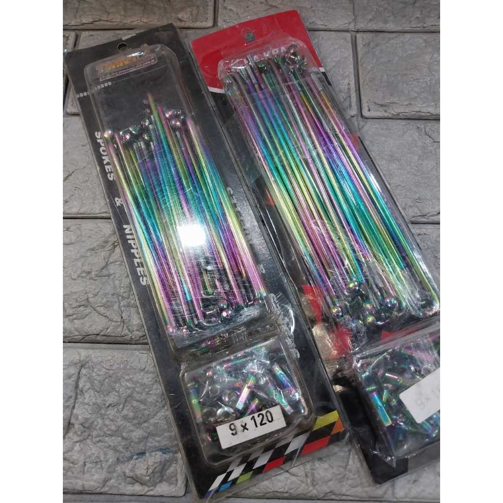 Jari jari Pelangi Sepasang Ring 17 Bisa Soul,Mio M3,Mio Soul GT dll Harga Set/Depan Belakang