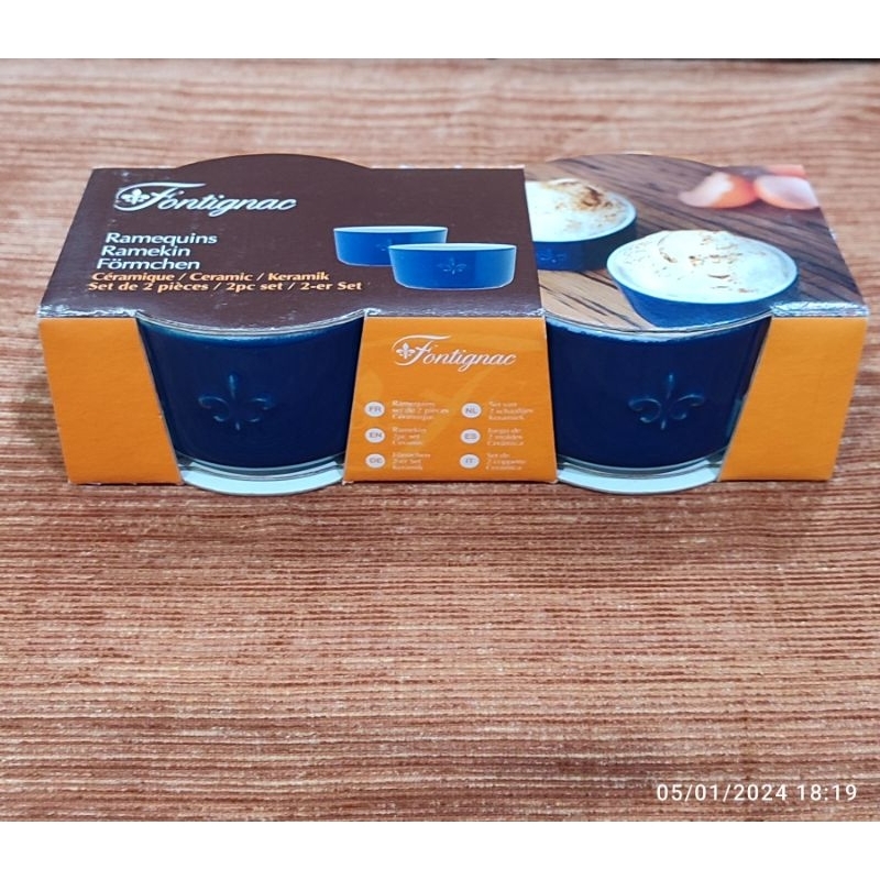 Fontignac Ceramic Ramekin Keramik Import Tahan Panas isi 2 Pcs