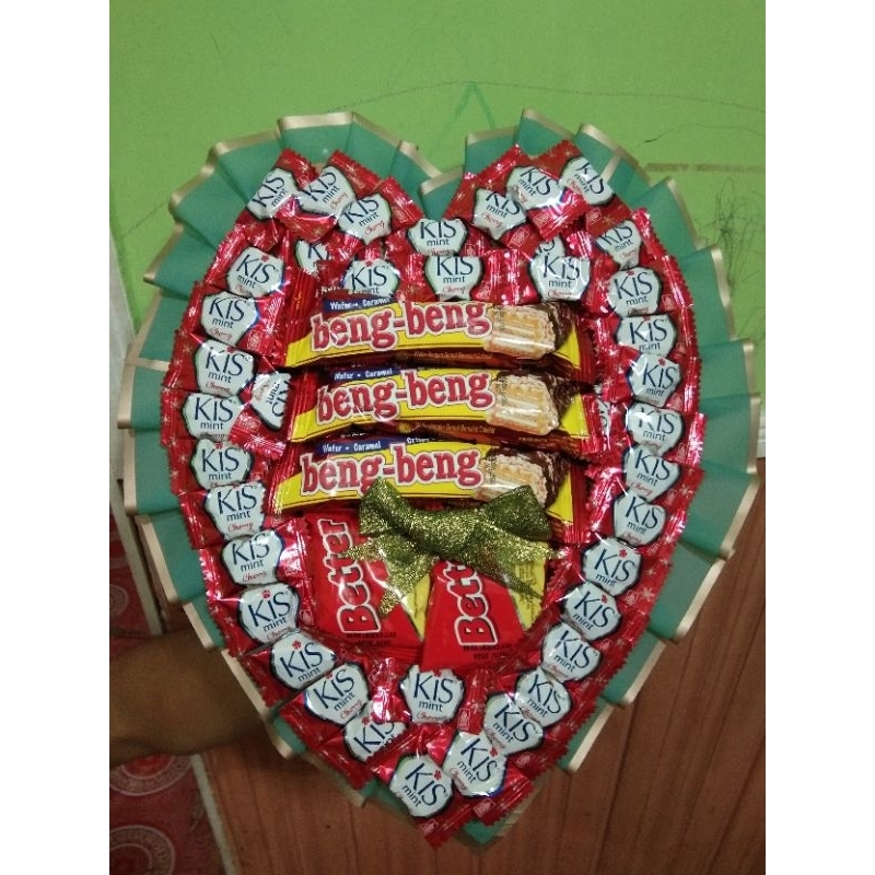 Bucket  snack Love sesuai Req