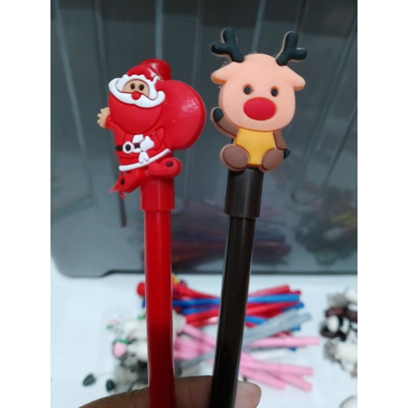 

{LB} PENA PULPEN SANTA , PULPEN KARAKTER , PULPEN GEL , PULPEN CANTIK , PULPEN UNIK , PULPEN LUCU , PEN