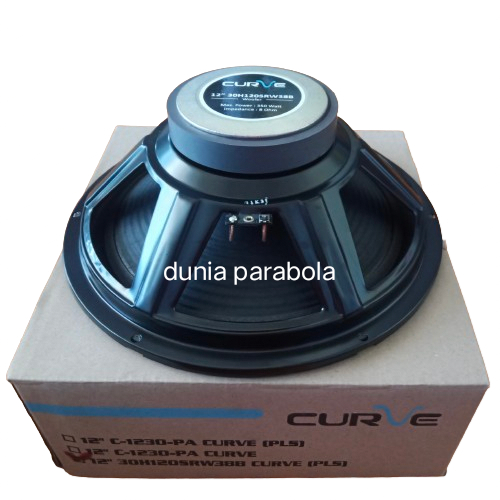 SPEAKER CURVE 12 INCH 12" 30H120SRW38B speaker woofer Curve