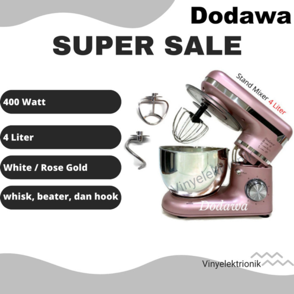 Stand mixer dodawa dd 7160 mixer kue  mixer bolu - Putih Limited