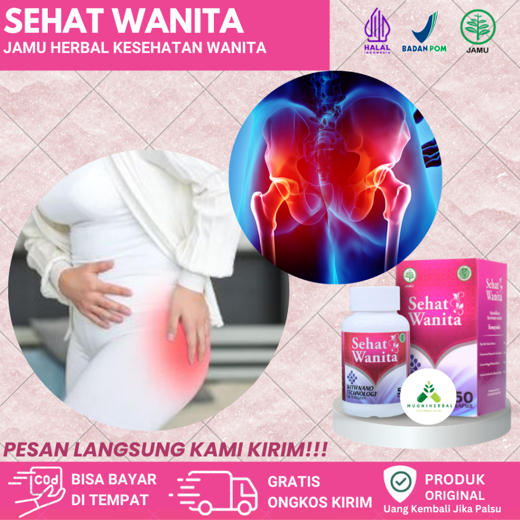 Sehat Wanita 100% Original - Obat Sakit Panggul, Radang Panggul, Infeksi Radang Panggul, Nyeri Perut