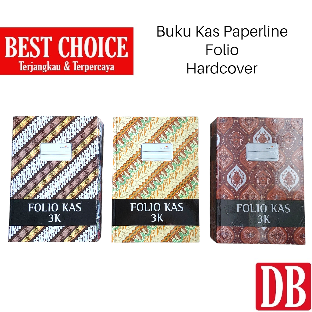 

Buku Kas Folio 3K Hardcover Paperline 100 lembar (1 pcs)