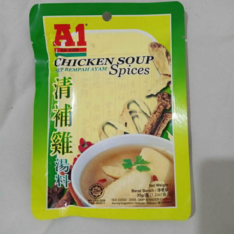 

A1 sup rempah ayam chicken soup spices