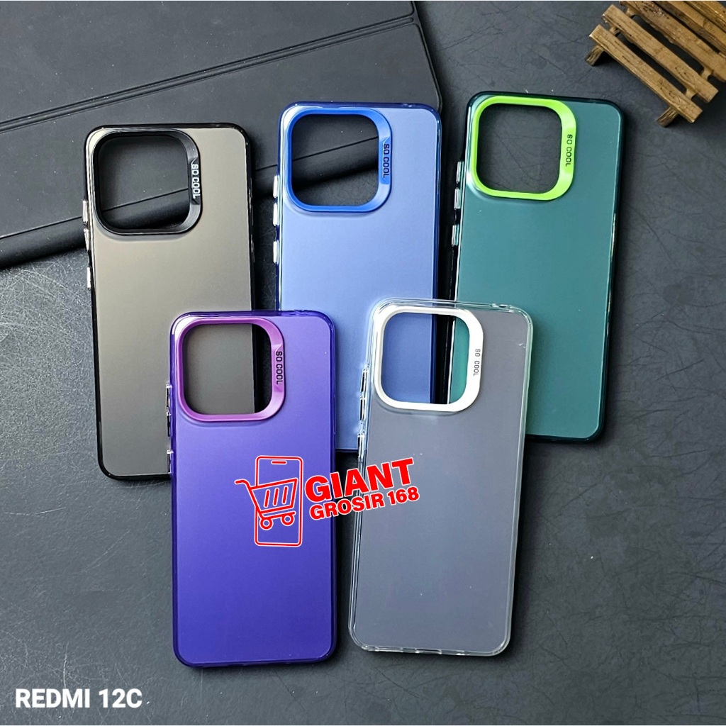 Redmi 10a Redmi 10c Redmi 12 4g Redmi 12c Silikon Case Imd Polycarbon Hard PC Case Hologram Redmi 10