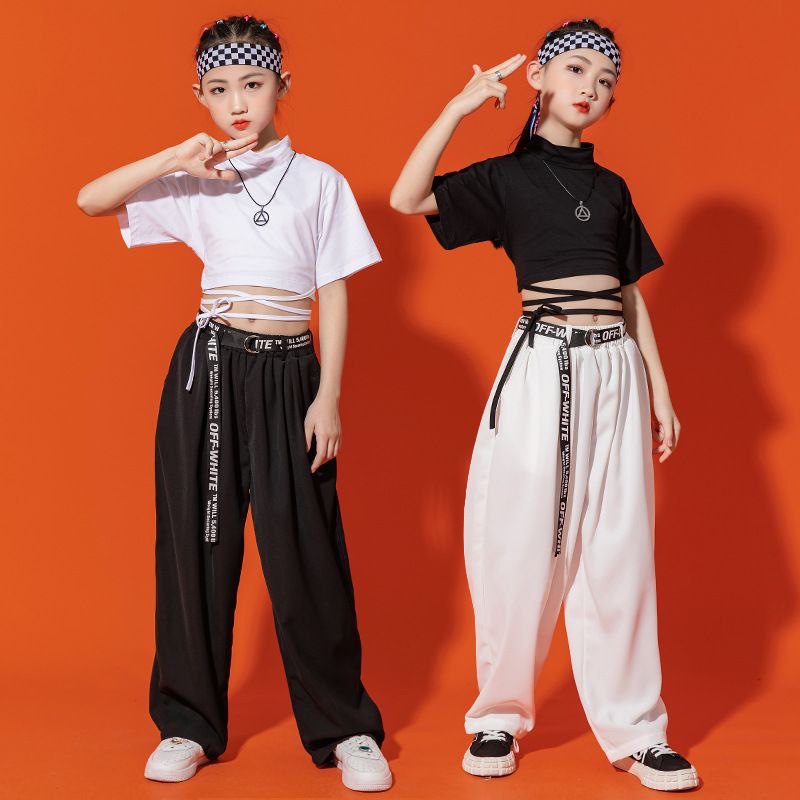 [JEWELS KIDS] CADENCE HIP HOP / SETELAN DANCE HIP HOP ANAK KOREA IMPORT/ BAJU DANCE CROP ANAK/ CELAN