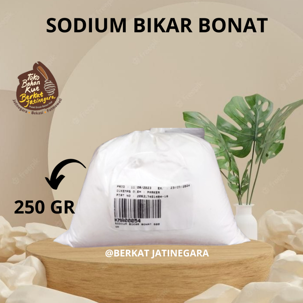 

SODIUM BIKAR BONAT KEMASAN 250 GR / BAKING SODA / SODA KUE