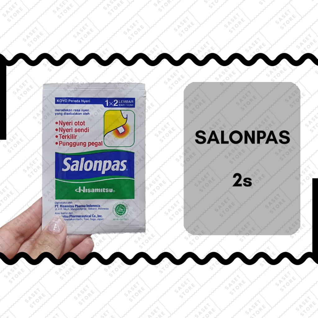 Salonpas 2s Sachet Koyo Pereda Nyeri