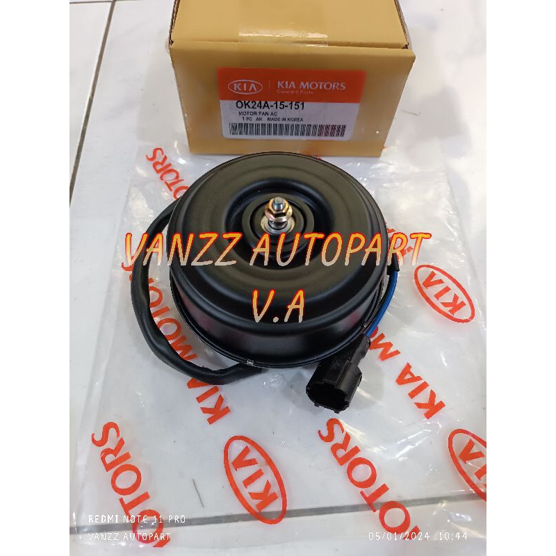 motor fan AC dinamo motor fan AC KIA Timor DOHC OK24A-15-151
