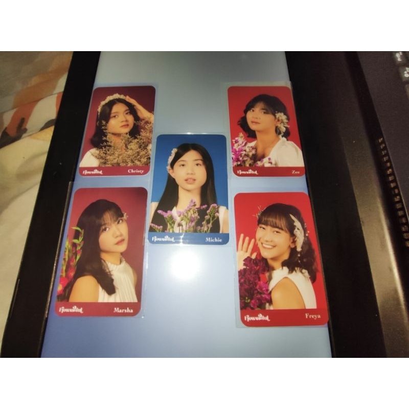 Official PC Photocard Flowerful 12th Anniversary JKT48 MnG Surabaya Zee Freya Marsha Michie Christy