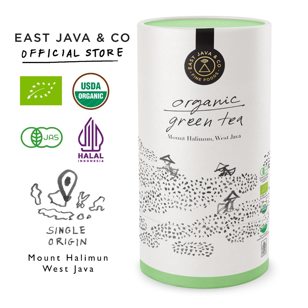 

East Java & Co Organic Green Tea - Loose Leaf 40g (Teh Hijau Organik)