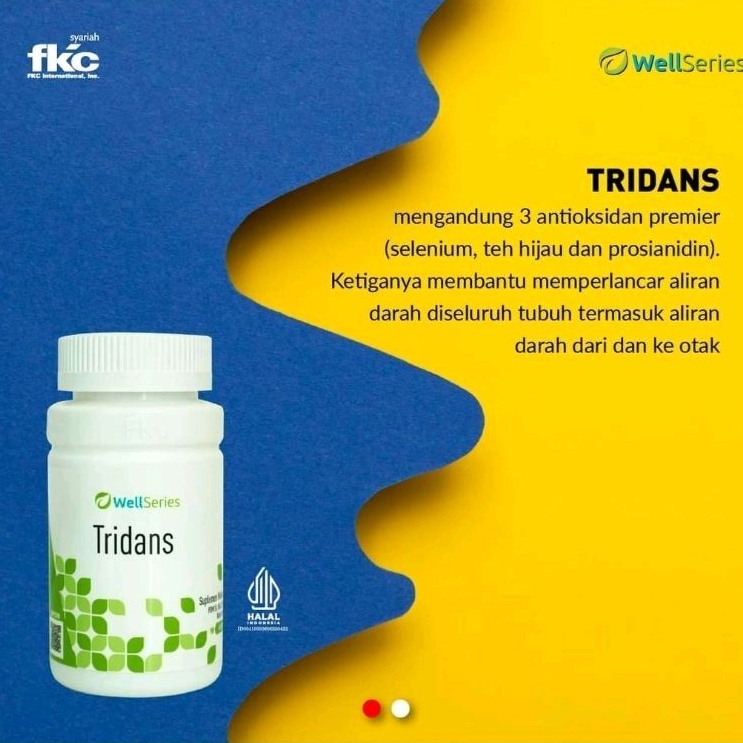 tridans FKC| anti oksidan tertinggi, anti kanker dan melancarkan darah