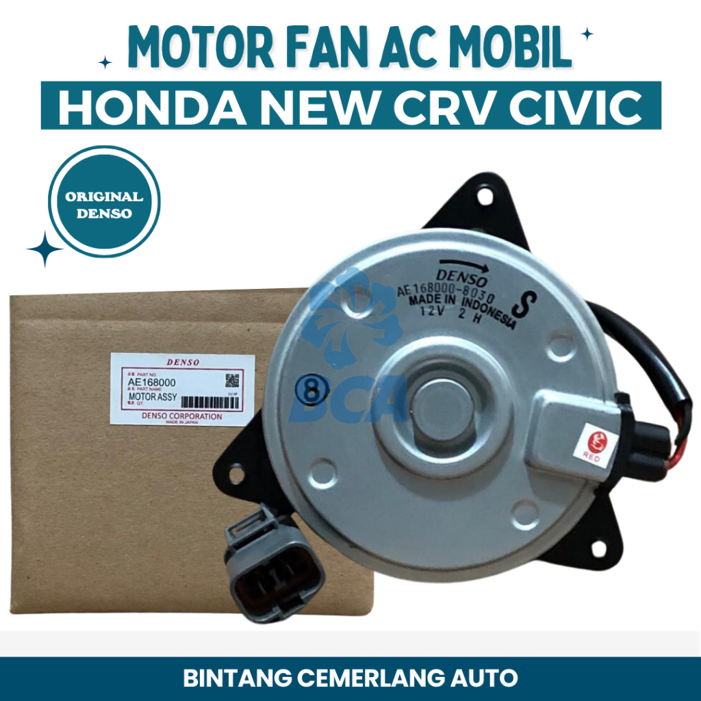 MOTOR FAN AC Mobil Honda New CRV Civic ORIGINAL DENSO