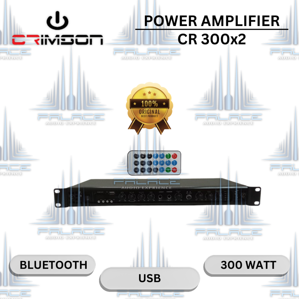 Power Amplifier- Crimson CR 300x2