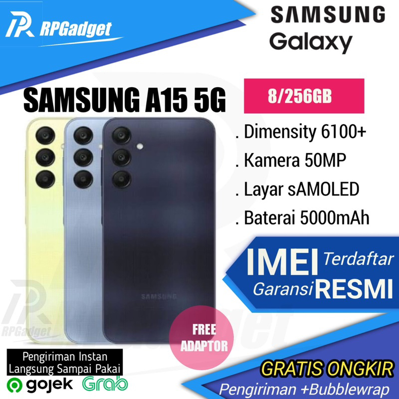 Samsung Galaxy A15 5G 8/256 GB SECOND Original Garansi Resmi Indonesia