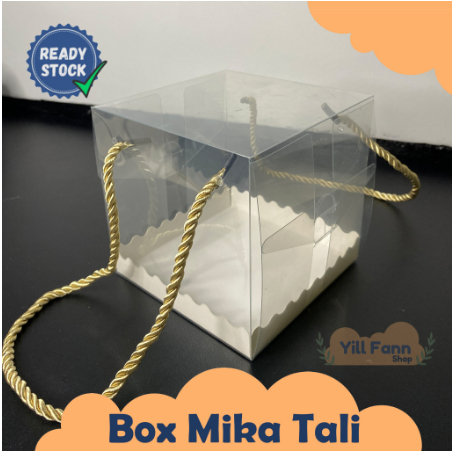 

Box Mika Kotak / Kotak Kue Mika / Box Mika Handle Tali / Parcel Mania Magelang