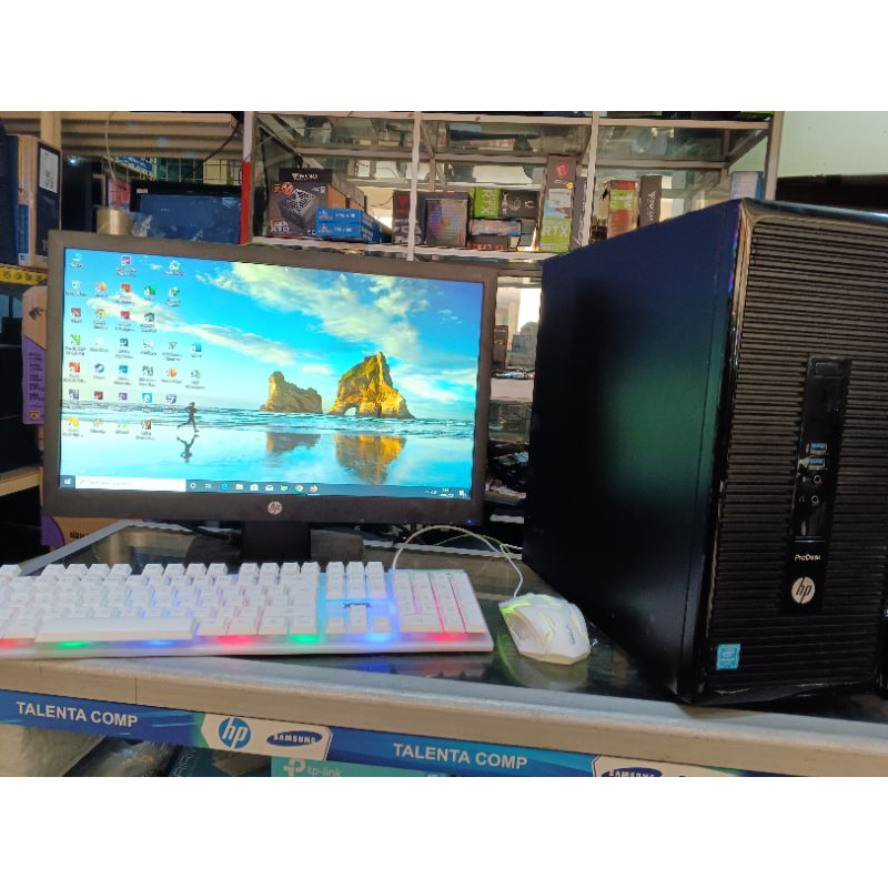 PC GAMING RAM 16 GB ddr4 SSD 1 TB + HDD 500 LED 19 full set