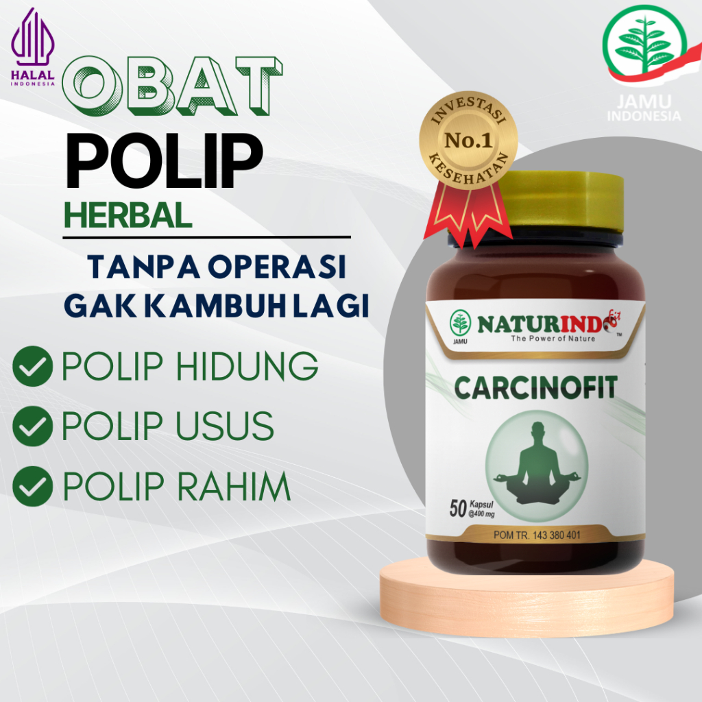 Obat polip hidung paling ampuh usus rahim herbal carcinofit bron c fit mucosafit pos k cysto up natu