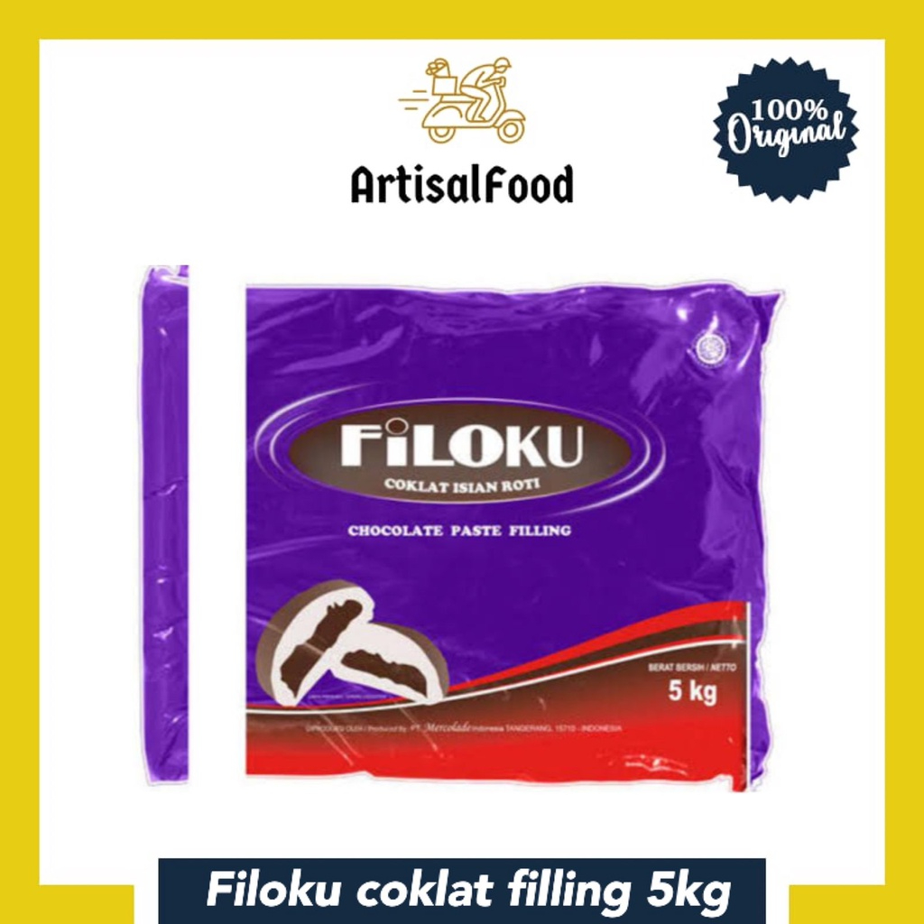 

Filoku Dark Coklat Cokelat Filling Selai Isian Coklat 5kg ASLI