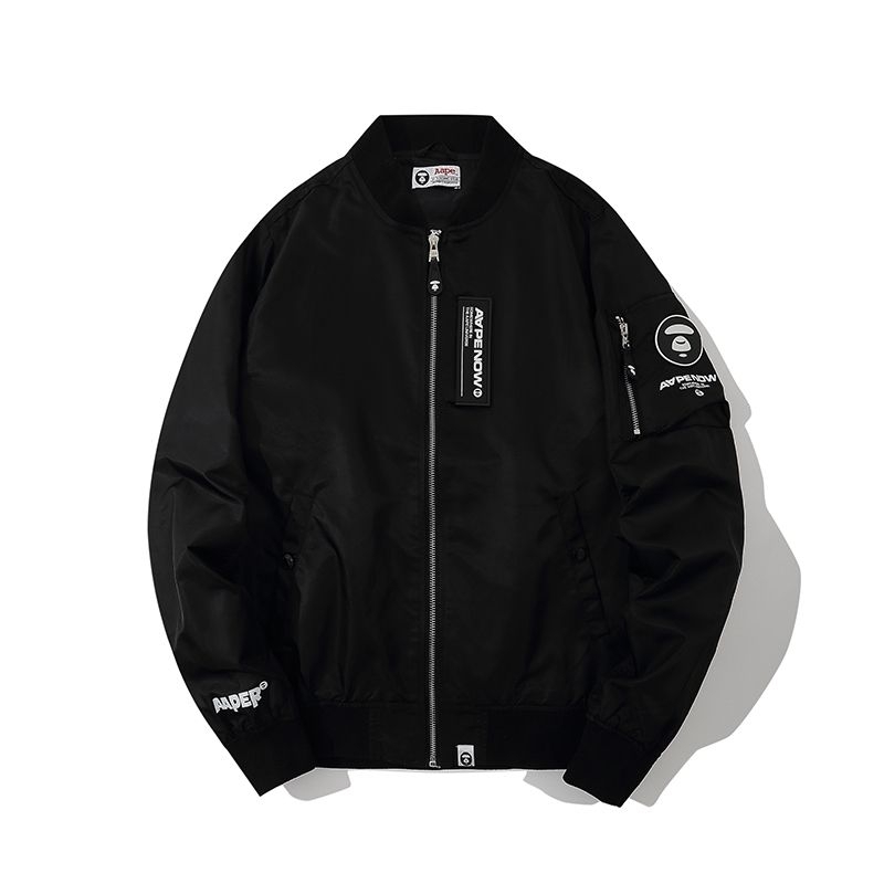 Jacket Bomber Aape Vertical Zipper Unisex