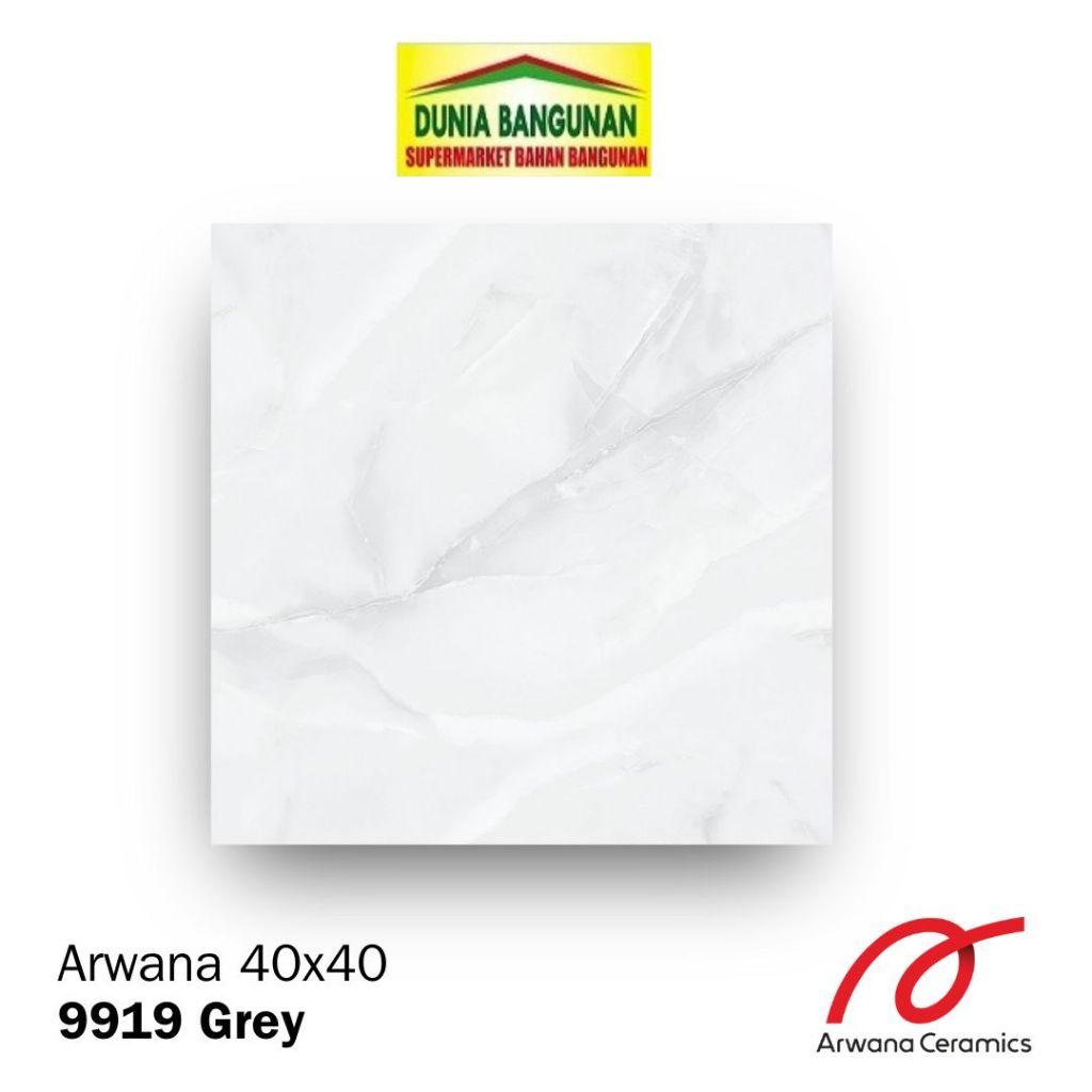 Arwana 9919 Grey KW1 40X40 Keramik Lantai