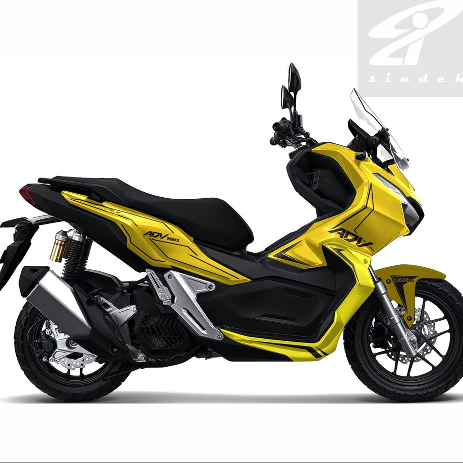 CUTTING STICKER MOTOR STRIPING STIKER MOTOR ADV 150 KEREN - 06