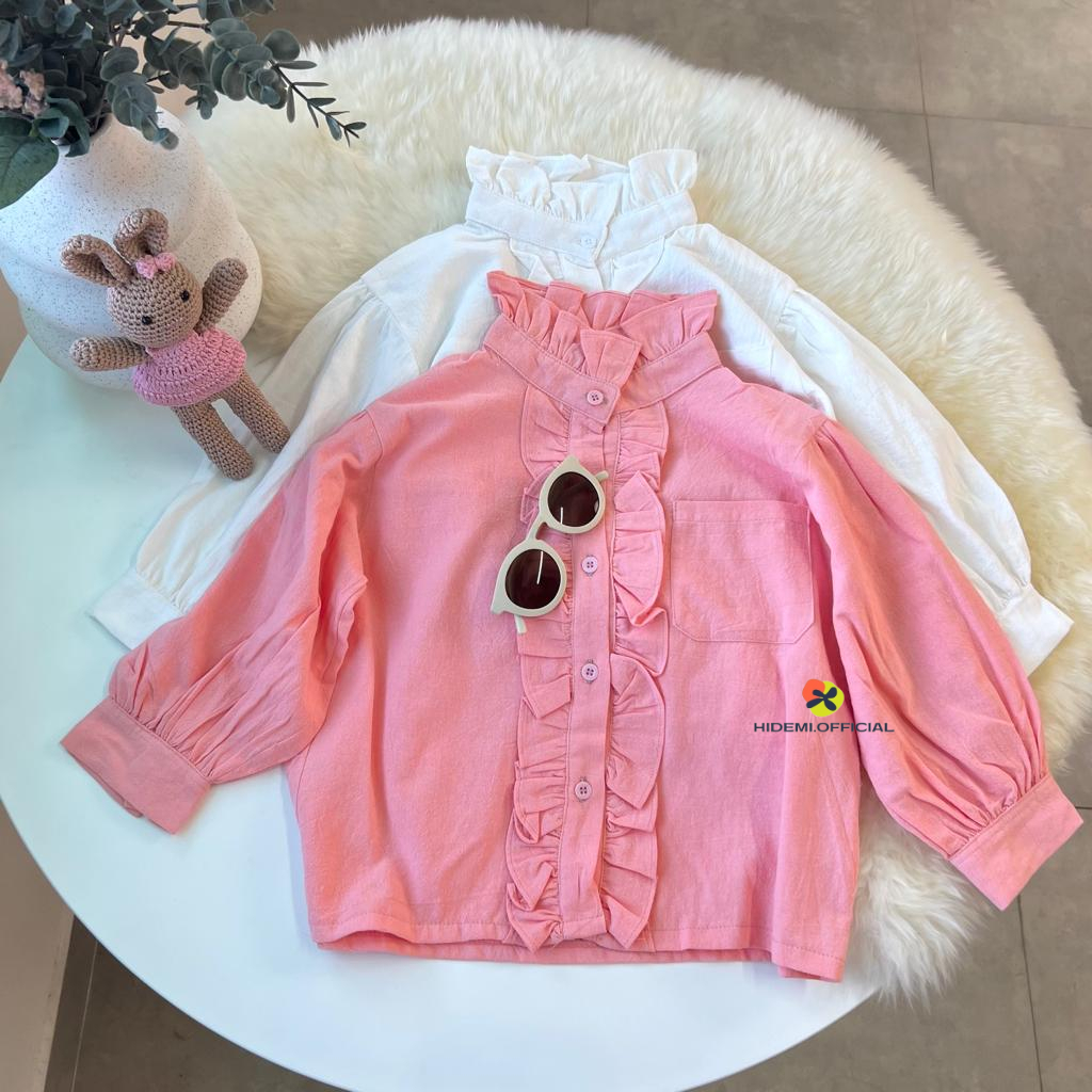 Atasan Anak Cewek / Baju Anak Cewek Import Lengan Panjang / Blouse Ruffle Anak H.20