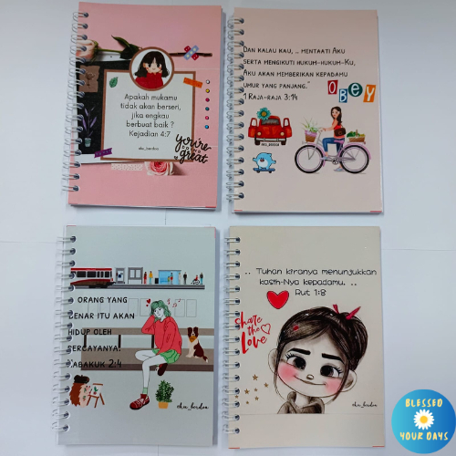 

BUKU NOTES A6 - KEJADIAN + 1 RAJA - RAJA + HABAKUK + RUT