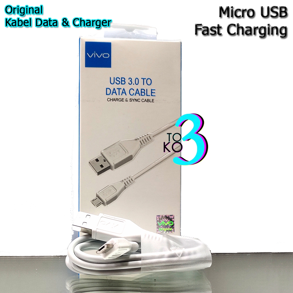 Kabel Data Vivo Y12 Y12S Y15s Y20 Y91C Original Fast Charging