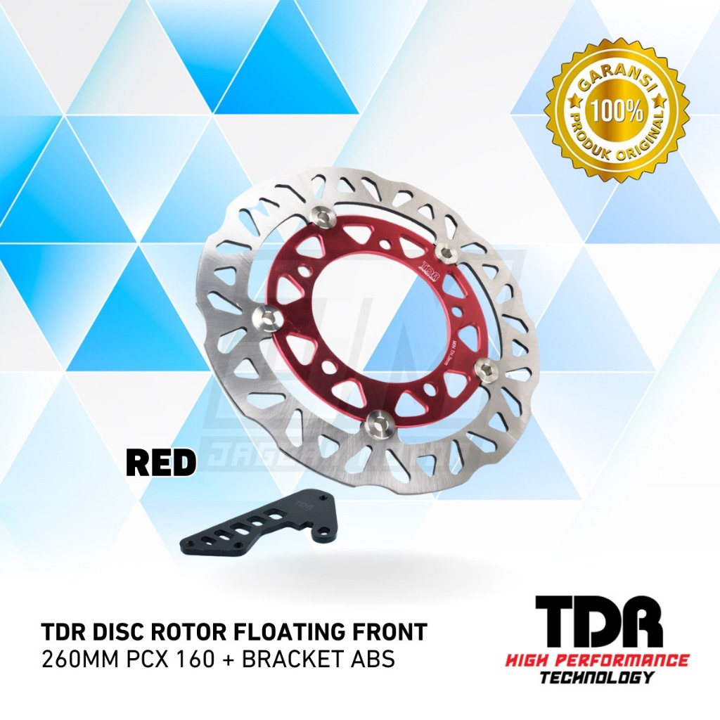 PIRINGAN CAKRAM TDR FLOATING DEPAN 260MM UNTUK PCX 160 + BRACKET