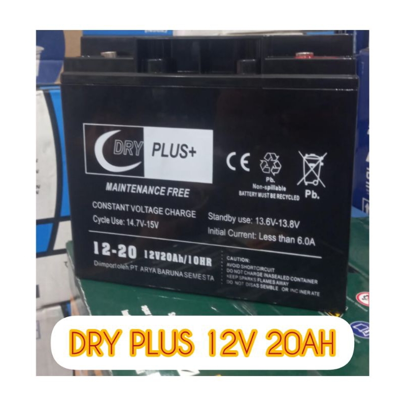 Aki sepeda listrik ups kursi roda electronic mobil mainan vrla 12v 20ah np20-12