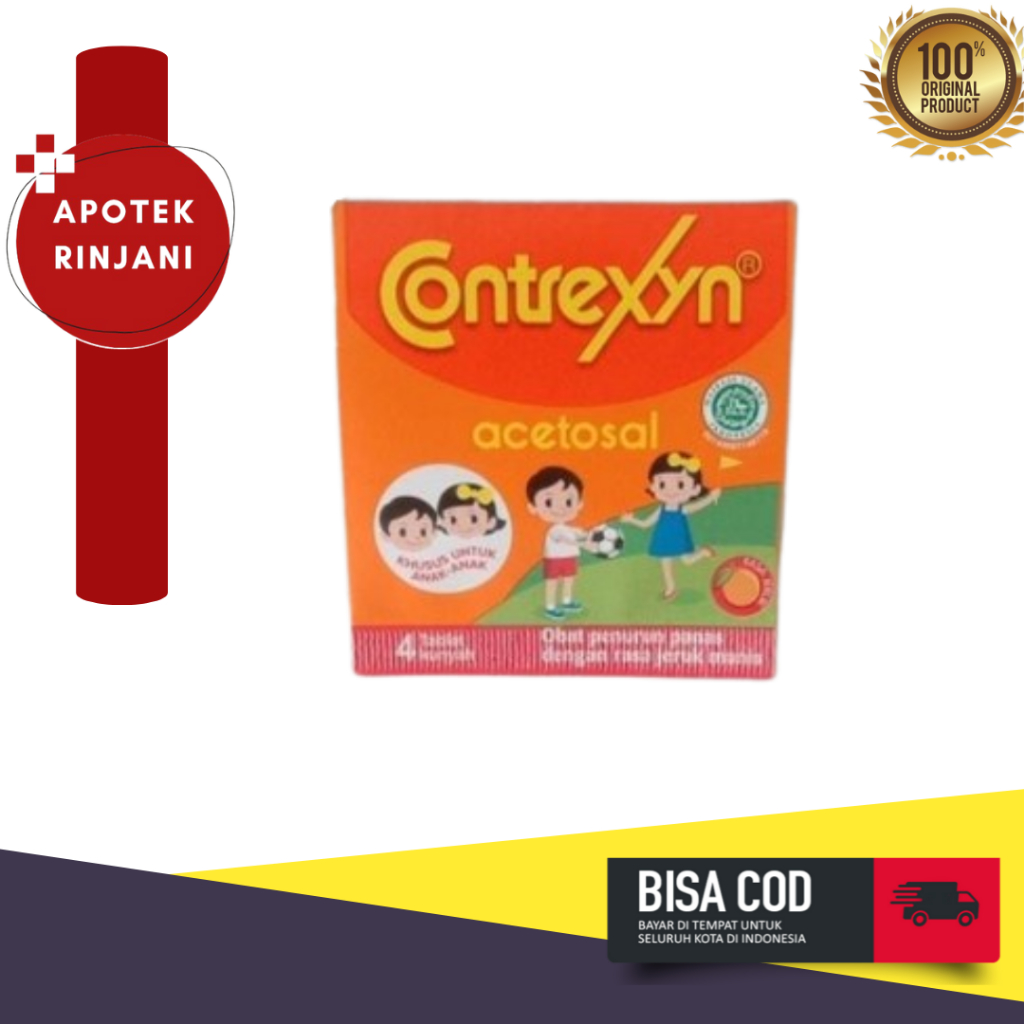 CONTREXYN OBAT PENURUN DEMAM ANAK 4 TABLET
