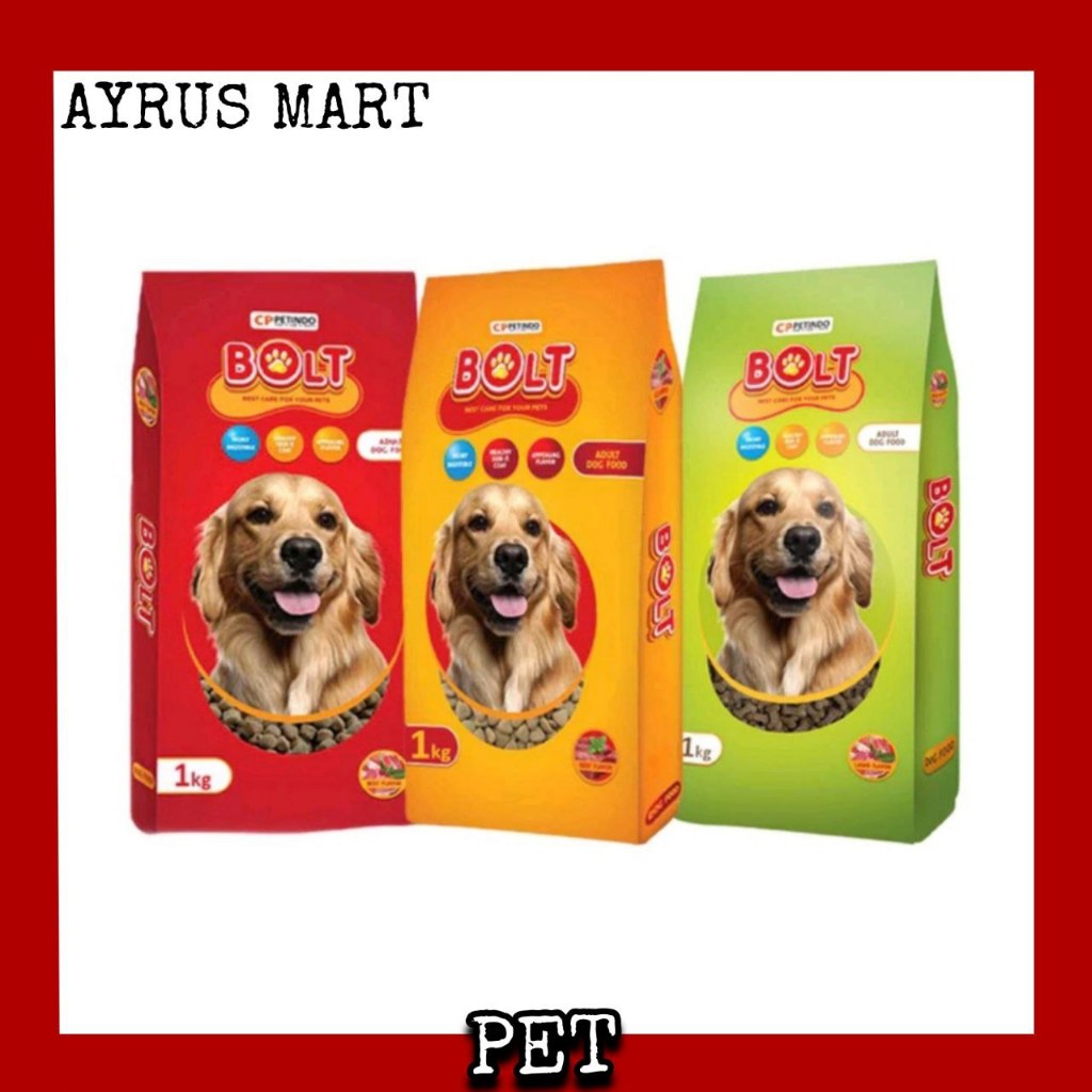 BOLT DOG FOOD 800 Gram - Makanan Kering Anjing Dry Food Dog Food