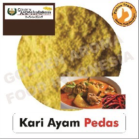 

Bumbu Tabur Rasa Kari Ayam Pedas 1kg, Jual Bubuk Tabur Spicy Chicken Curry Powder Murah Halal Enak