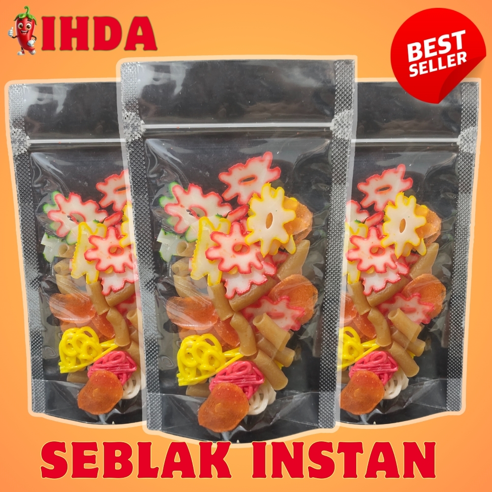 

SEBLAK KRUPUK INSTANT Termurah Enak Mantap - Rasa Soto | Ayam Bawang | Original Extra Pedas