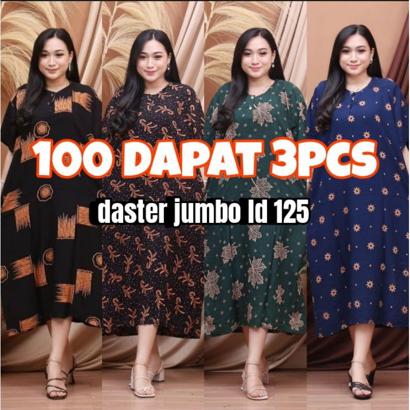 daster jumbo daster murah daster 100rb dapat 3pcs daster ibu menyusui