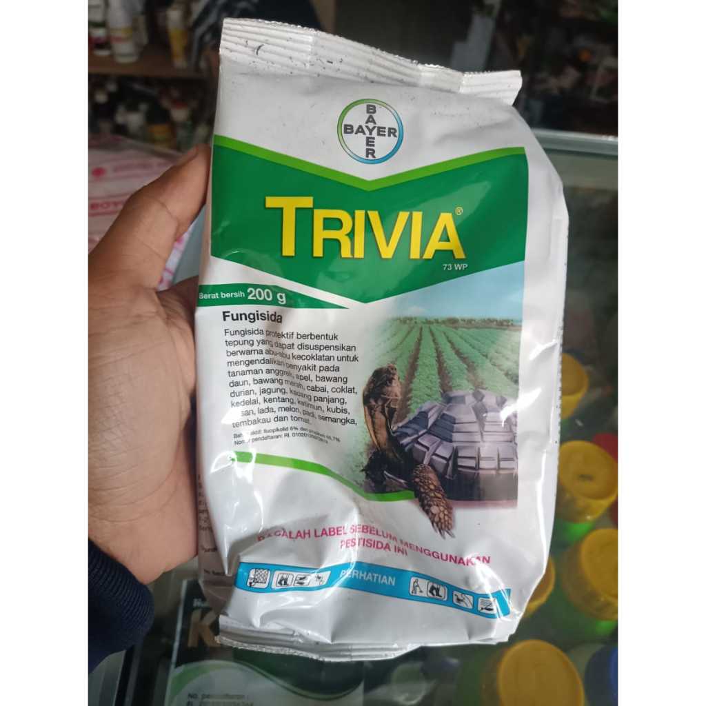 Fungisida Trivia 73WP Bahan Aktif Flupikolid dan Propineb