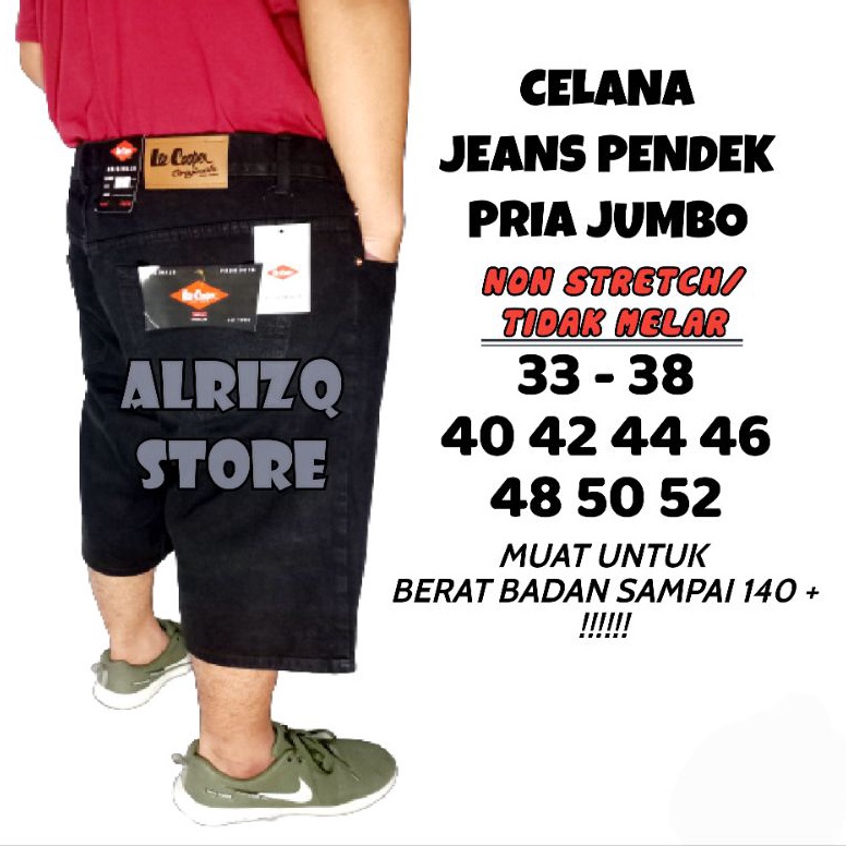 GROSIR MURAH Celana Jeans Pendek Pria Jumbo